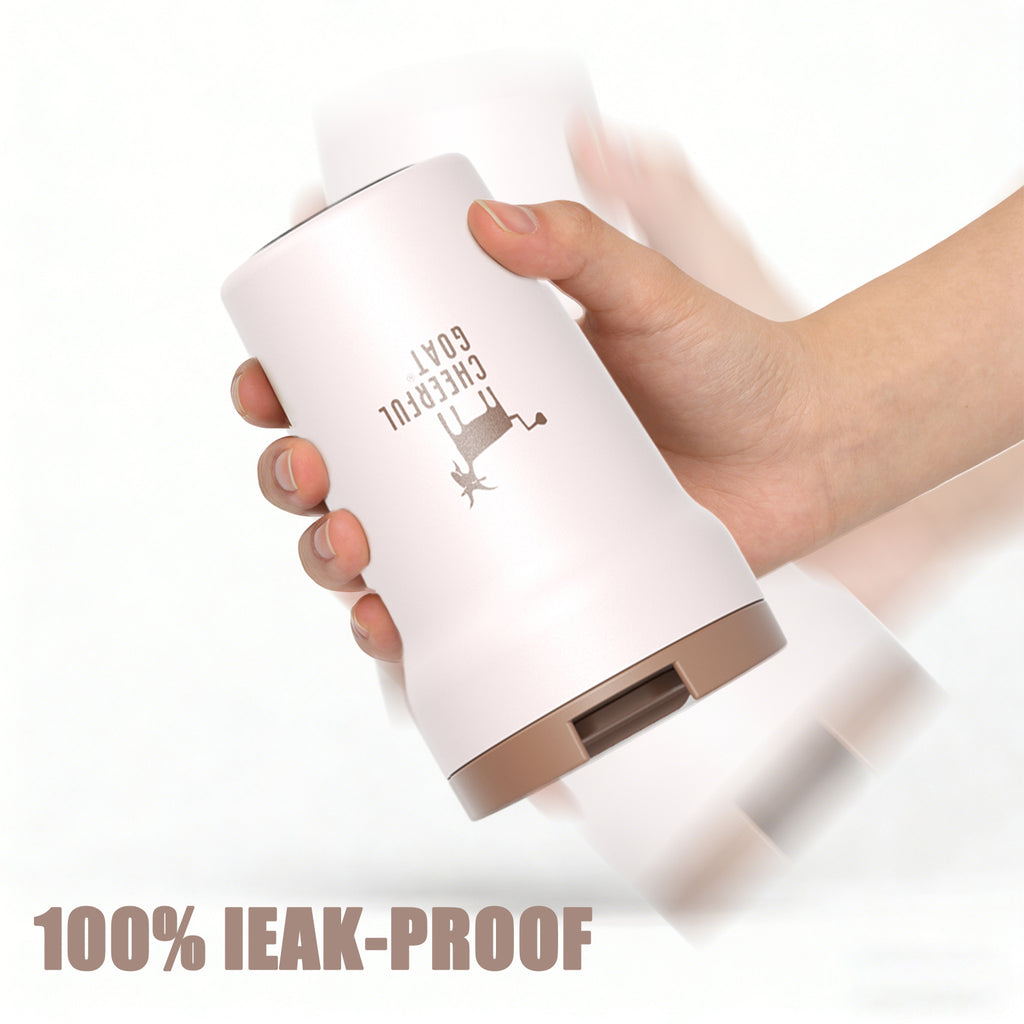 Cheerful Goat Ceramic Insulated Coffee Mug plus coffee powder 2 Box Bundle