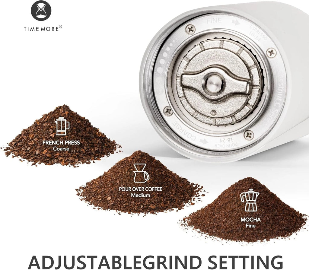 TIMEMORE Chestnut C2S Manual Coffee Grinder 25g, CNC Stainless Steel Burr