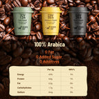 Cheerful Goat Ceramic Insulated Leakproof Coffee Mug plus Freeze Dried coffee powder 3 Box Bundle
