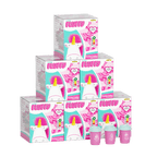 CheerfulGoat Fluffy Coffee Gift Set – 9 Cups 100% Arabica Freeze-Dried Coffee + Collector's Fridge Magnet
