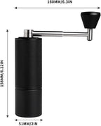 TIMEMORE C3S Pro Manual Coffee Grinder with Stainless Steel Conical Burr All-Metal Body Capacity 25g