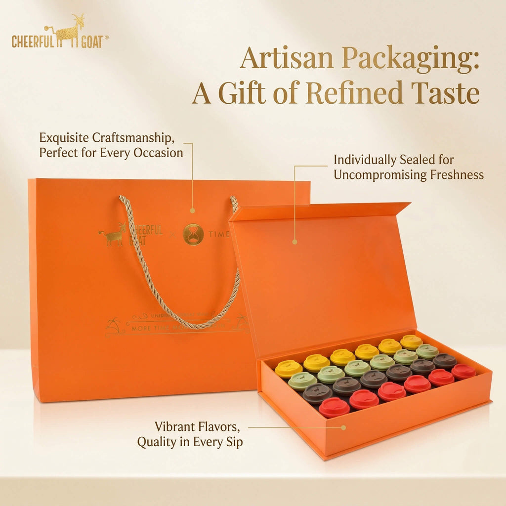 TIMEMORE×CHEERFUL GOAT Pocket Coffee  New Year Gift Box Freeze-Dried Coffee Powder 24pcs Arabica Coffee