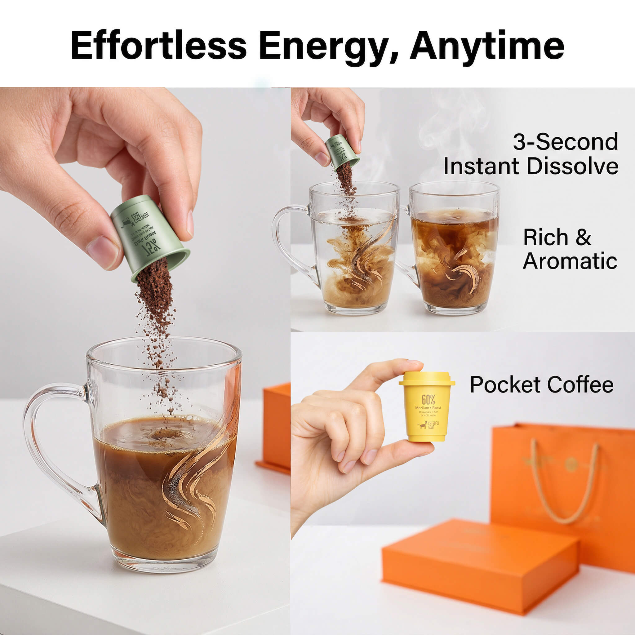 TIMEMORE×CHEERFUL GOAT Pocket Coffee Gift Box Freeze-Dried Coffee