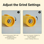 Nuttii OX Portable Electric Coffee Grinder