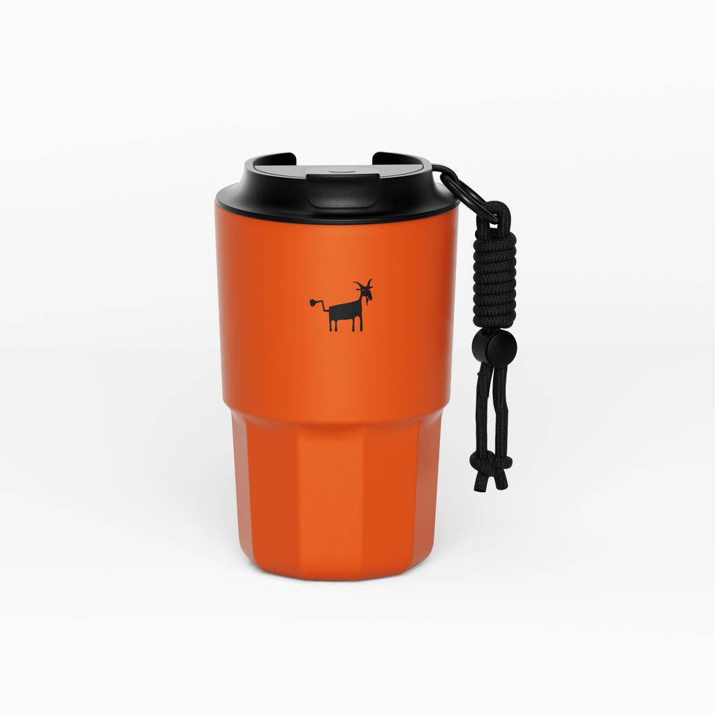 CHEERFUL GOAT Ceramic Lined Coffee Mug – Stainless Steel with Ceramic Liner, for Hot and Cold Water ,15oz Cup