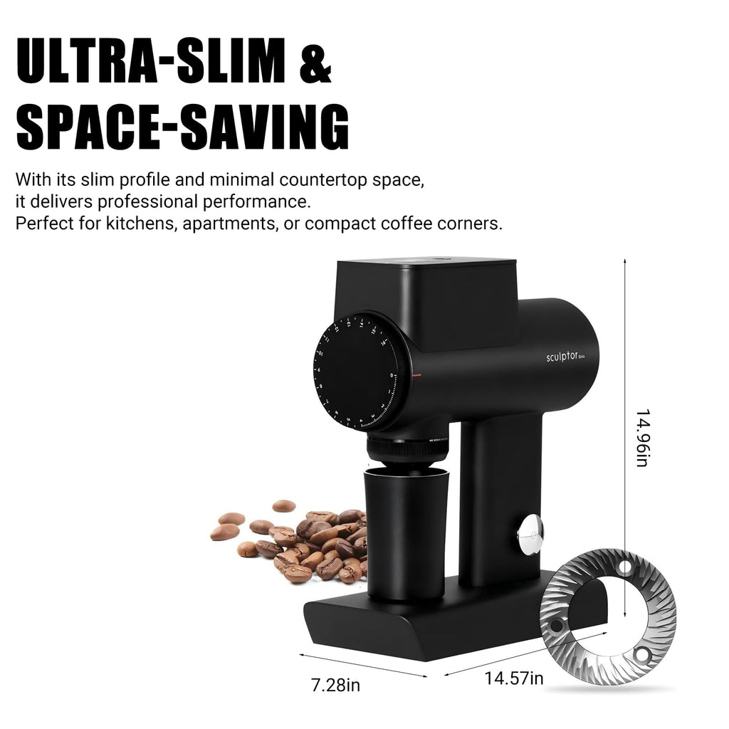 TIMEMORE Sculptor 064 Electric Flat Burr Coffee Grinder for Espresso & Pour Over