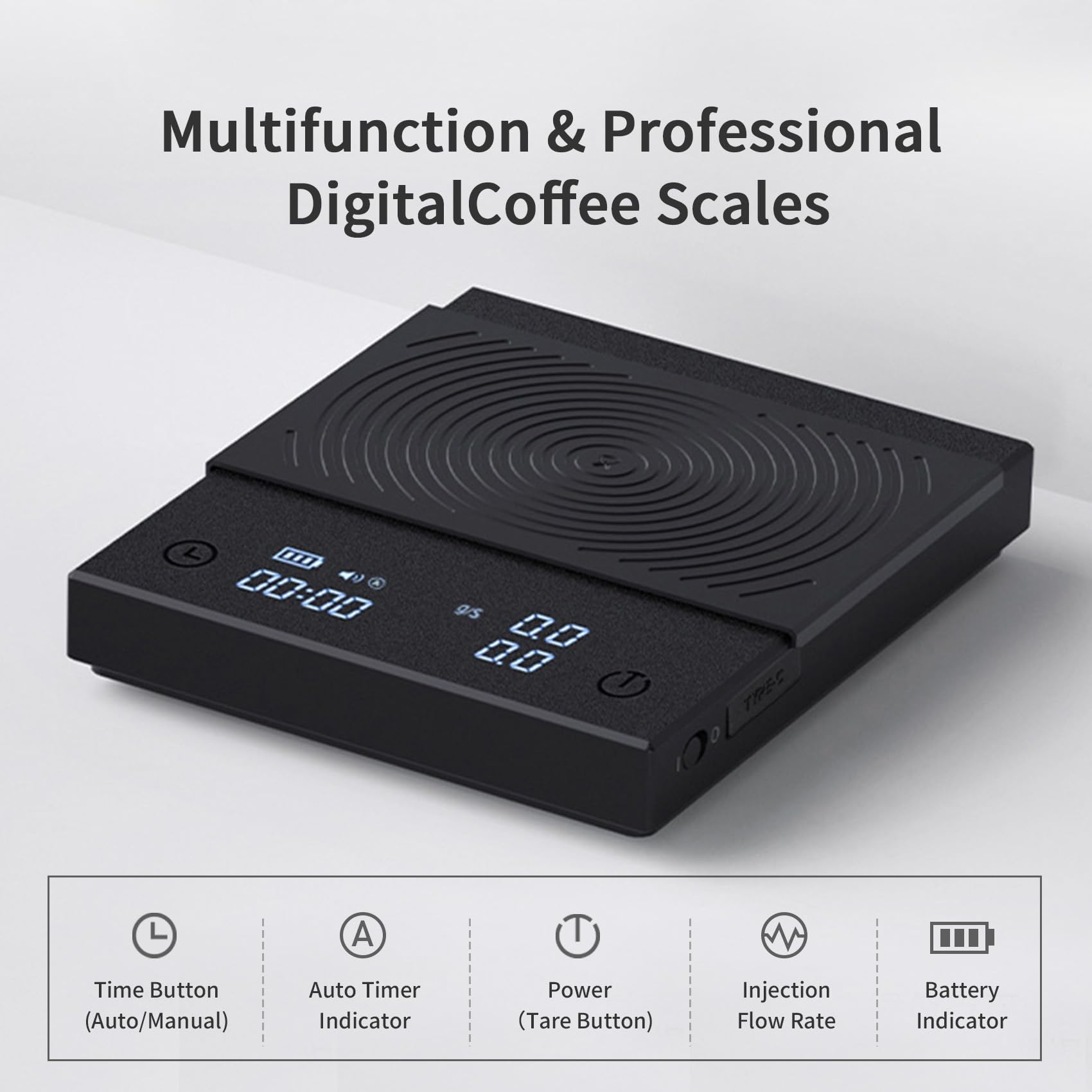 TIMEMORE Basic 2.0 Digital Coffee Scale