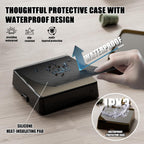 Coffee Scale PRO - 0.1g Precision Digital Rechargeable Espresso Scale with Timer, LED Hidden Screen, Portable Compact for Coffee Beans, Grounds, Baking & Food, Spill-Free Notched Lid for Easy Pouring