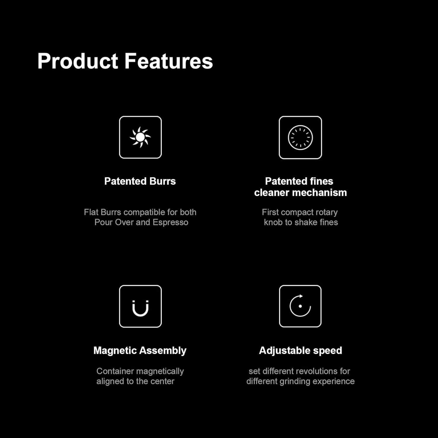 TIMEMORE Sculptor 078 Electric Flat Burr Coffee Grinder for Espresso & Pour Over