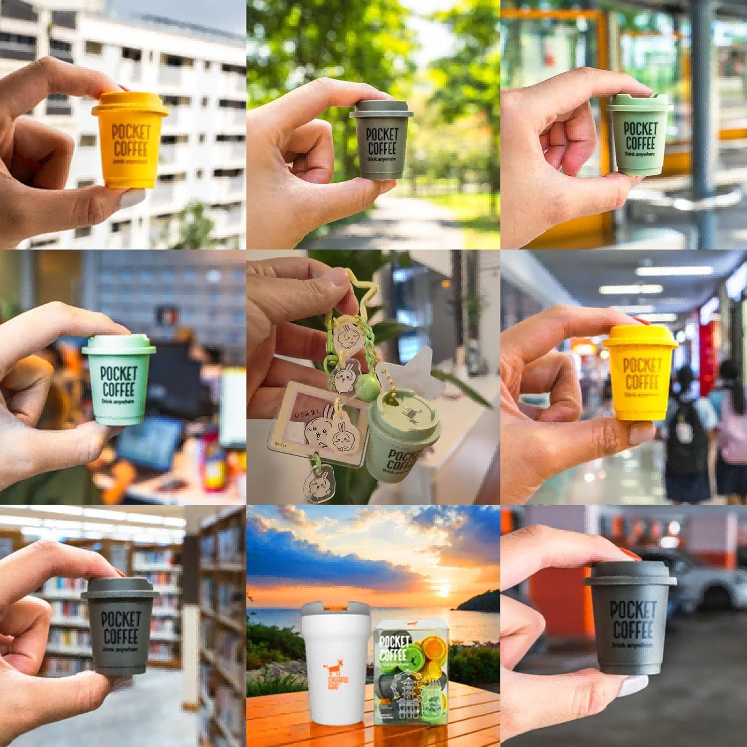 【Taster Pack】 Cheerful Goat Pocket Coffee Specialty Coffee Instant Cold Brew Coffee Powder 6pcs