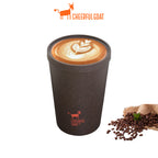 Non-Pourable Eco-Friendly Coffee Cup Made From Recycled Coffee Grounds