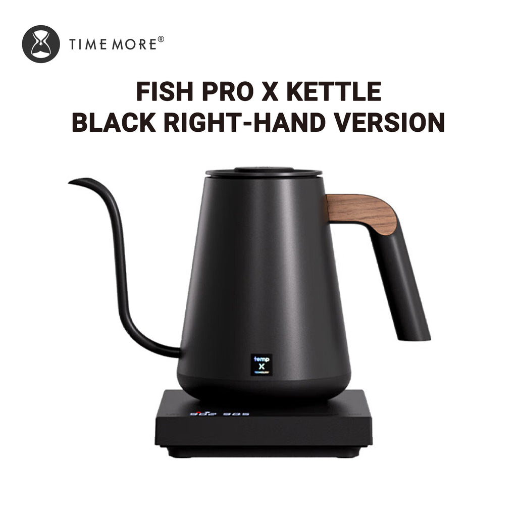 Timemore Fish Smart Pro X Electric Coffee Kettle Stainless steel Gooseneck Kettle 900ml Right-Hand Version