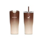 Cheerful Goat Coffee Cup Double wall stainless Vacuum Ceramic Lined Cup 600ml/21oz