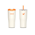 Cheerful Goat Coffee Cup Double wall stainless Vacuum Ceramic Lined Cup 600ml/21oz